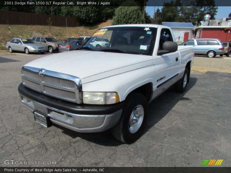 Bright White / Agate 2001 Dodge Ram 1500 SLT Regular Cab