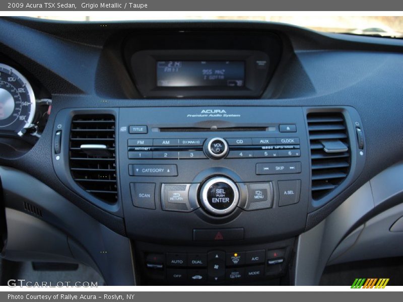 Grigio Metallic / Taupe 2009 Acura TSX Sedan