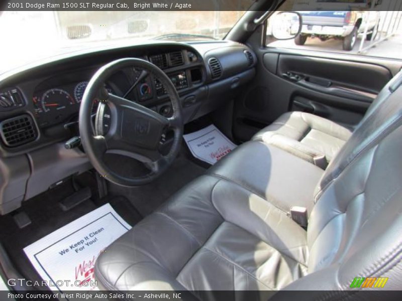 Bright White / Agate 2001 Dodge Ram 1500 SLT Regular Cab