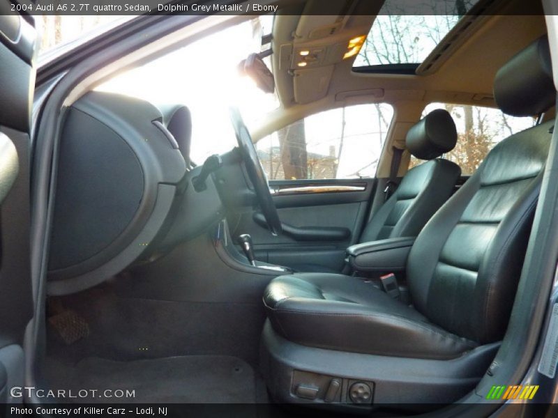 Dolphin Grey Metallic / Ebony 2004 Audi A6 2.7T quattro Sedan