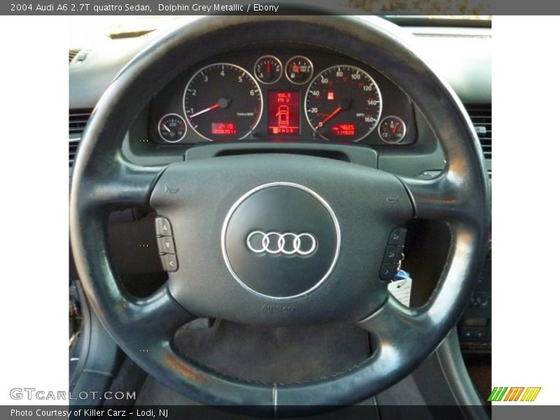 Dolphin Grey Metallic / Ebony 2004 Audi A6 2.7T quattro Sedan