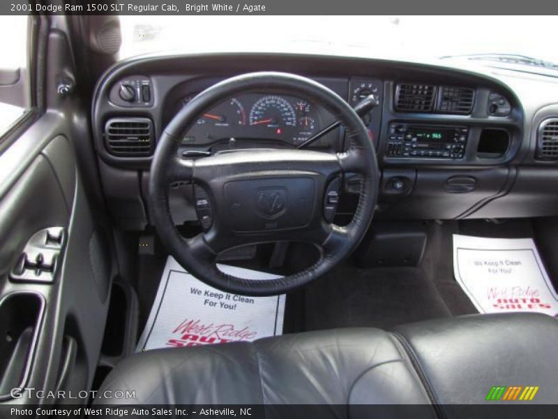 Bright White / Agate 2001 Dodge Ram 1500 SLT Regular Cab