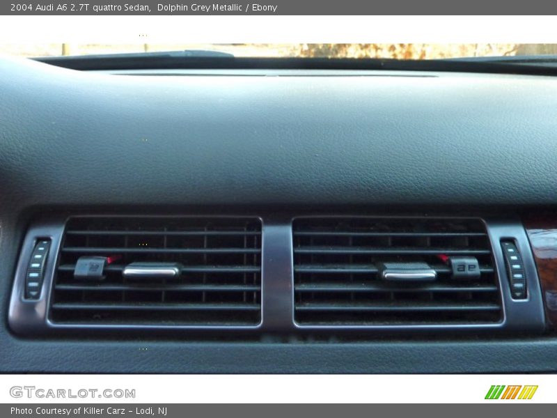 Dolphin Grey Metallic / Ebony 2004 Audi A6 2.7T quattro Sedan