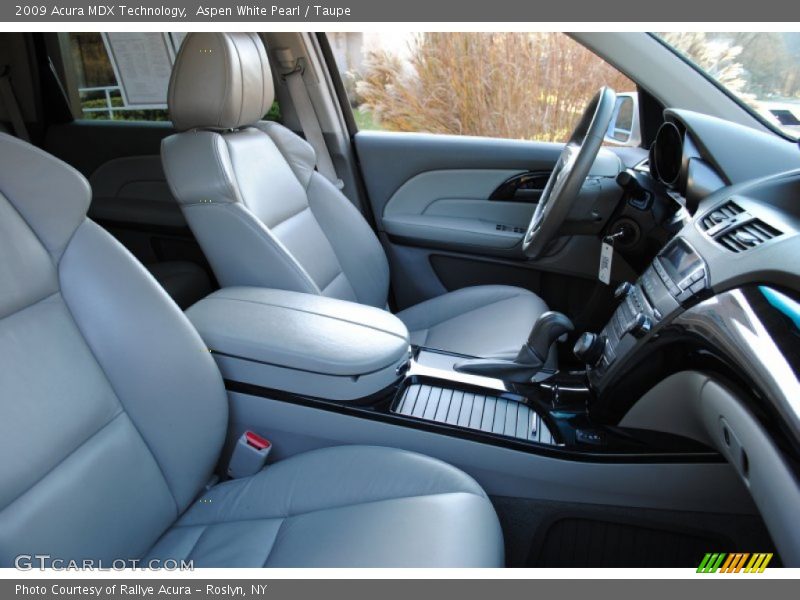 Aspen White Pearl / Taupe 2009 Acura MDX Technology