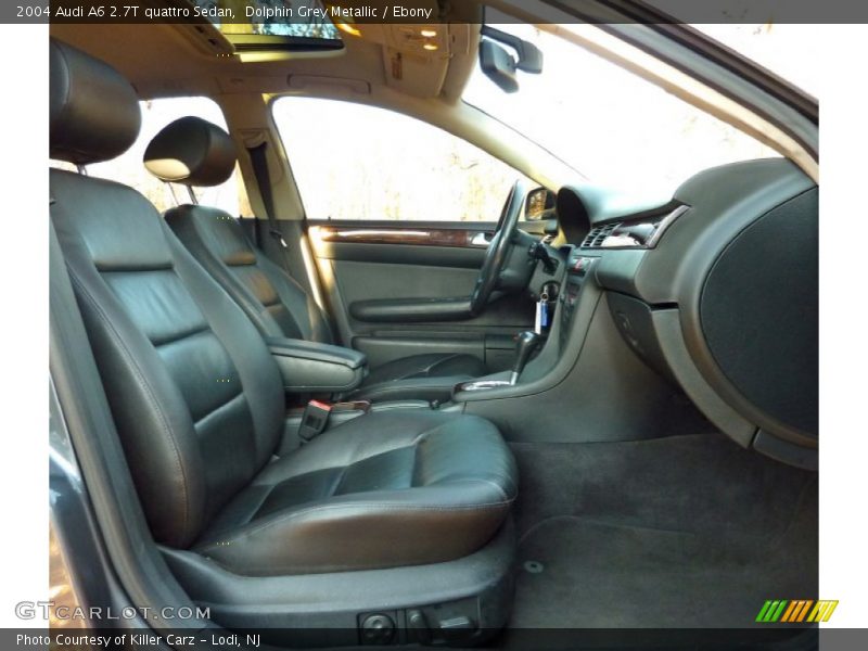 Dolphin Grey Metallic / Ebony 2004 Audi A6 2.7T quattro Sedan