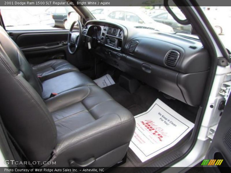 Bright White / Agate 2001 Dodge Ram 1500 SLT Regular Cab
