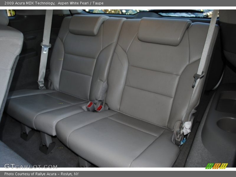 Aspen White Pearl / Taupe 2009 Acura MDX Technology