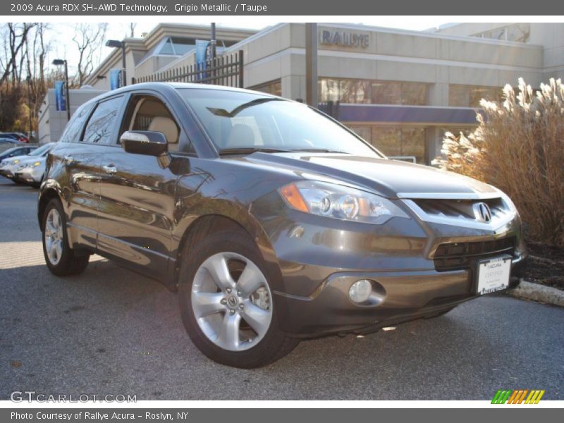 Grigio Metallic / Taupe 2009 Acura RDX SH-AWD Technology