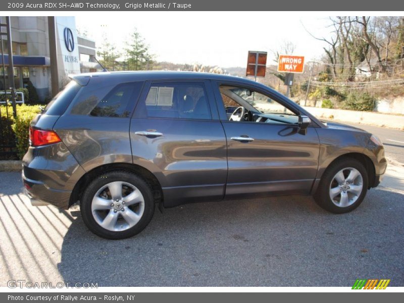 Grigio Metallic / Taupe 2009 Acura RDX SH-AWD Technology