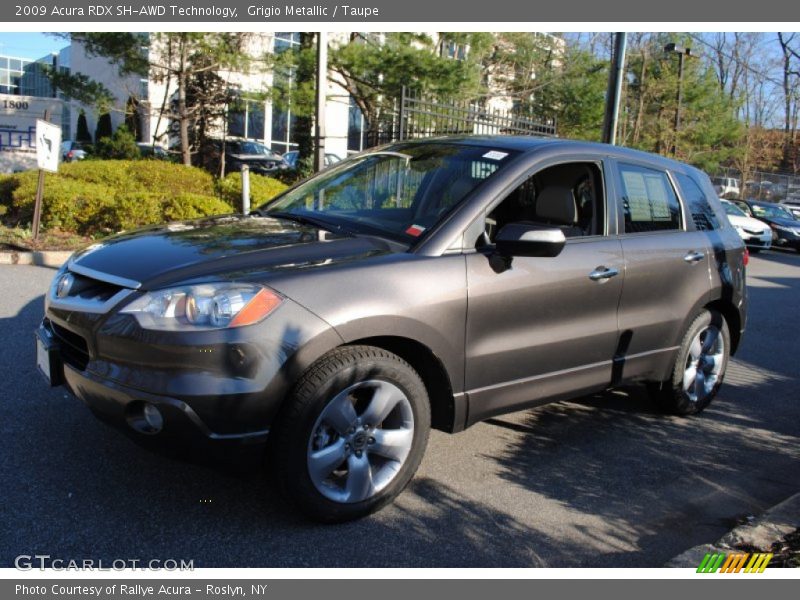 Grigio Metallic / Taupe 2009 Acura RDX SH-AWD Technology