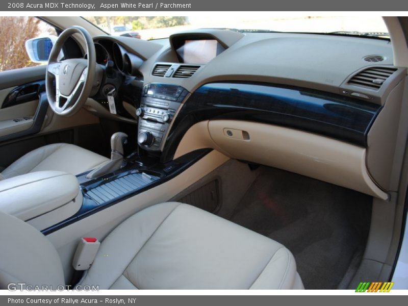 Aspen White Pearl / Parchment 2008 Acura MDX Technology