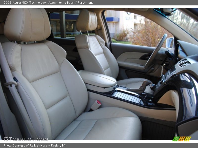 Aspen White Pearl / Parchment 2008 Acura MDX Technology