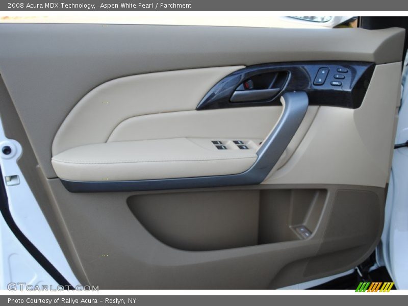 Aspen White Pearl / Parchment 2008 Acura MDX Technology