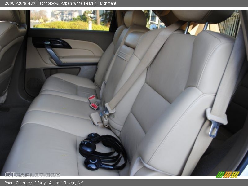Aspen White Pearl / Parchment 2008 Acura MDX Technology
