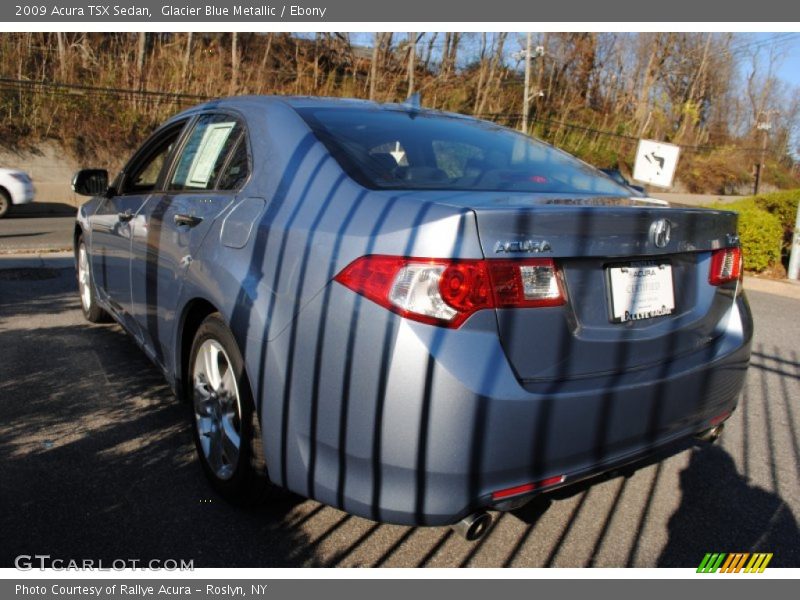Glacier Blue Metallic / Ebony 2009 Acura TSX Sedan