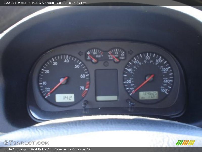 Galactic Blue / Grey 2001 Volkswagen Jetta GLS Sedan
