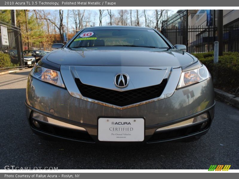 Polished Metal Metallic / Taupe 2010 Acura TL 3.5 Technology