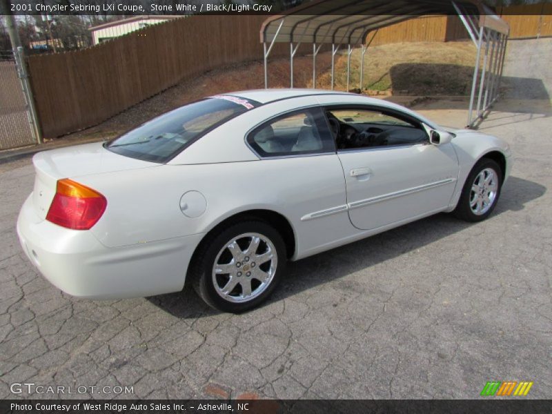 Stone White / Black/Light Gray 2001 Chrysler Sebring LXi Coupe