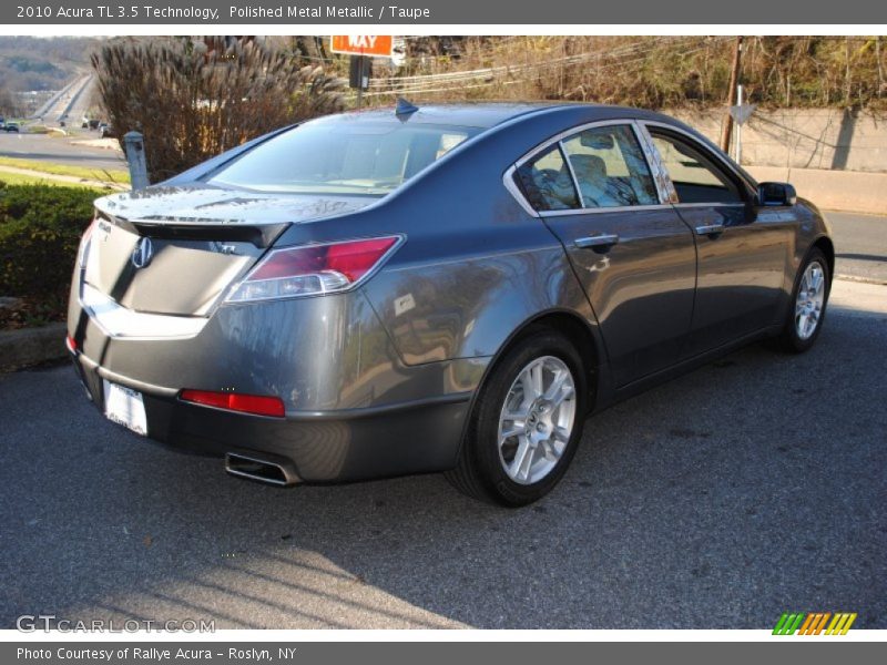 Polished Metal Metallic / Taupe 2010 Acura TL 3.5 Technology