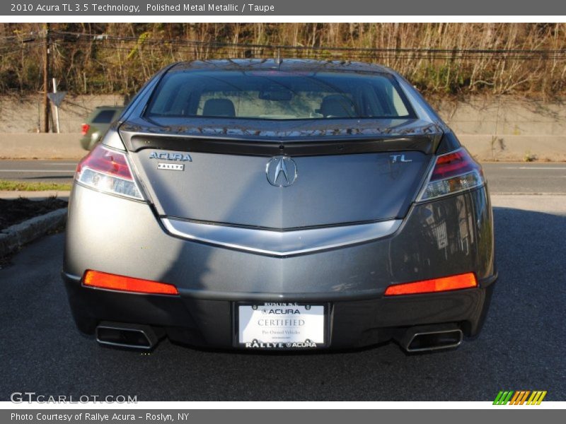 Polished Metal Metallic / Taupe 2010 Acura TL 3.5 Technology