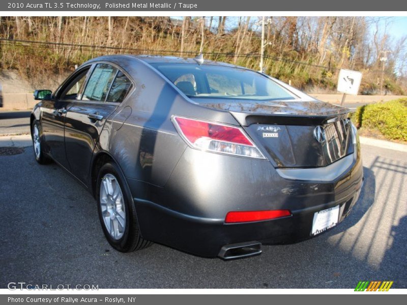 Polished Metal Metallic / Taupe 2010 Acura TL 3.5 Technology