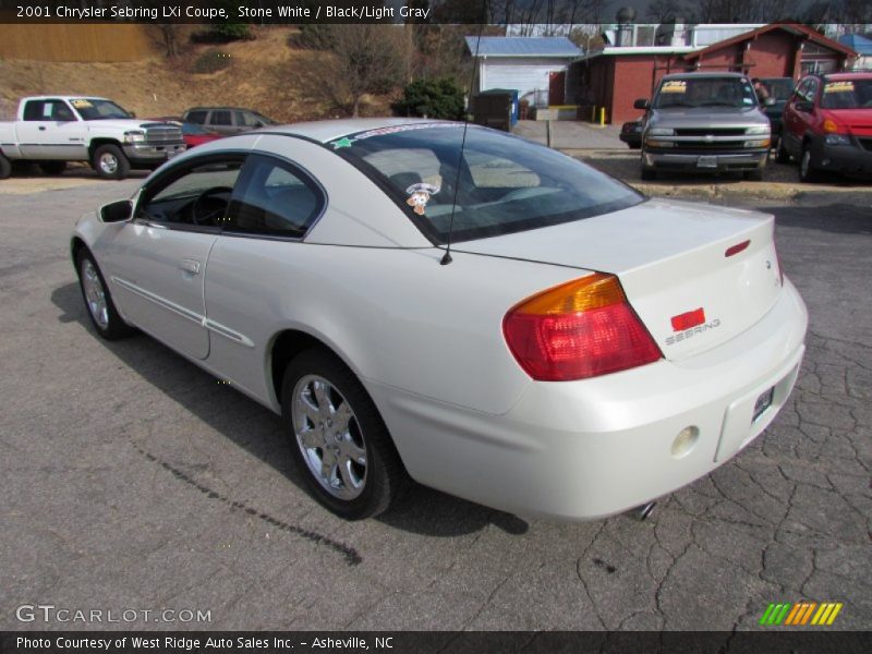 Stone White / Black/Light Gray 2001 Chrysler Sebring LXi Coupe