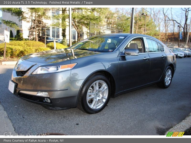Polished Metal Metallic / Taupe 2010 Acura TL 3.5 Technology