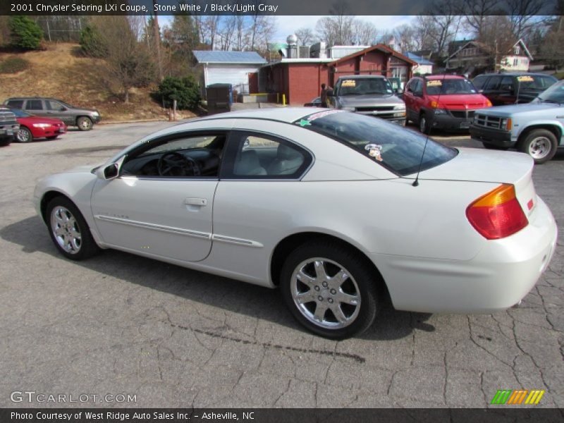 Stone White / Black/Light Gray 2001 Chrysler Sebring LXi Coupe