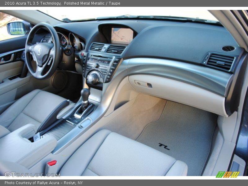 Polished Metal Metallic / Taupe 2010 Acura TL 3.5 Technology