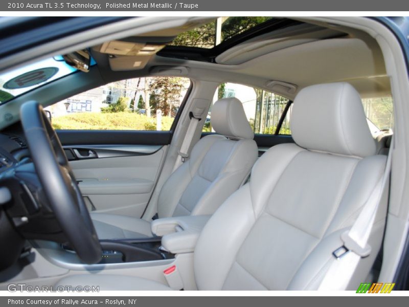 Polished Metal Metallic / Taupe 2010 Acura TL 3.5 Technology