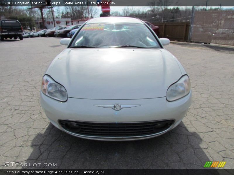 Stone White / Black/Light Gray 2001 Chrysler Sebring LXi Coupe