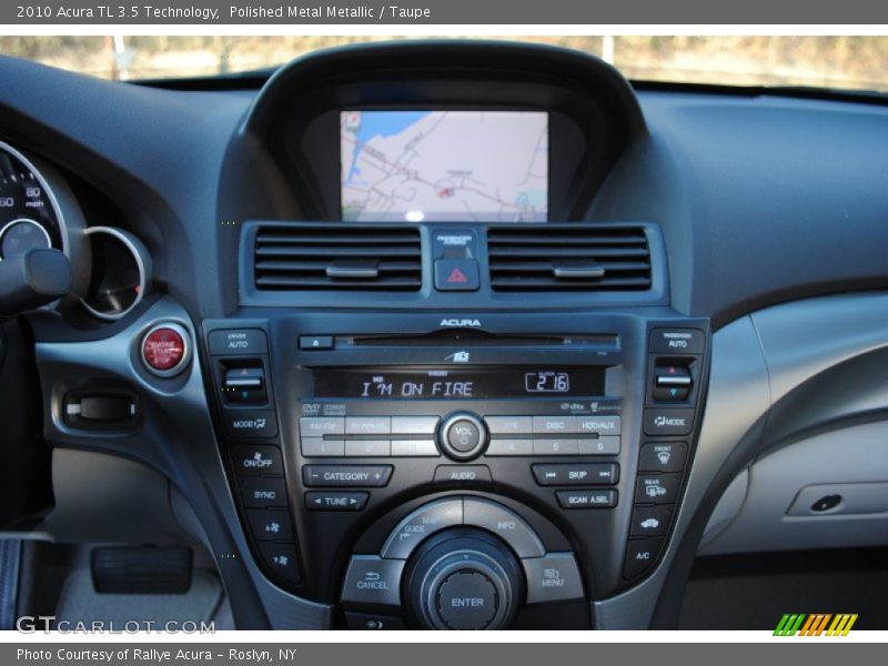 Polished Metal Metallic / Taupe 2010 Acura TL 3.5 Technology