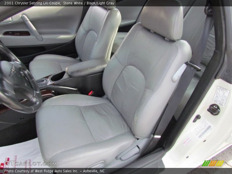 Stone White / Black/Light Gray 2001 Chrysler Sebring LXi Coupe