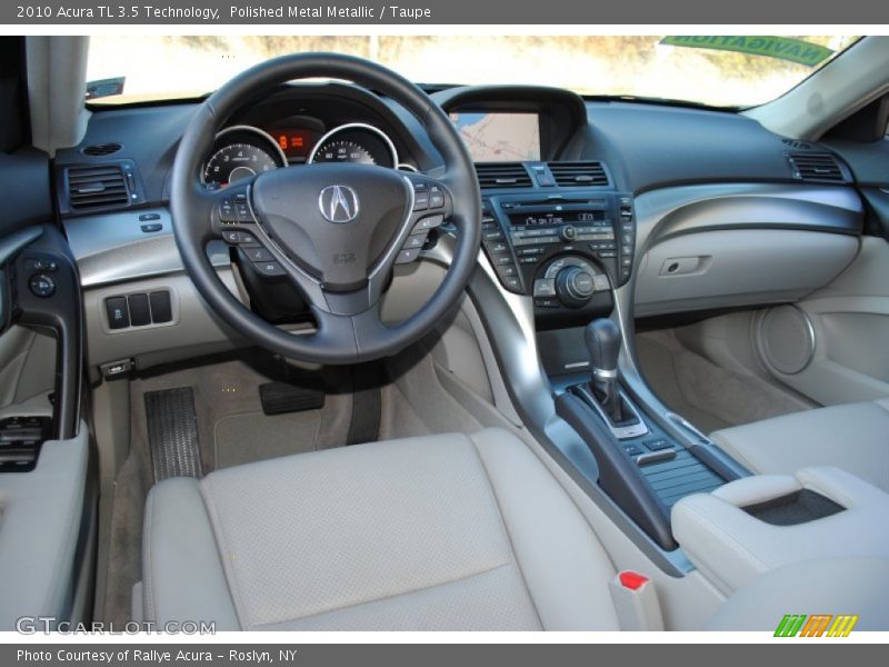 Polished Metal Metallic / Taupe 2010 Acura TL 3.5 Technology