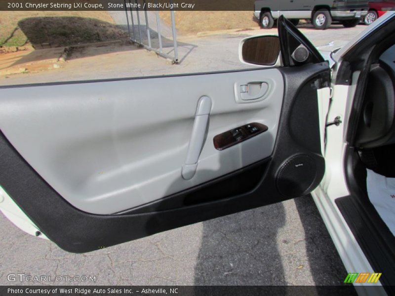 Stone White / Black/Light Gray 2001 Chrysler Sebring LXi Coupe