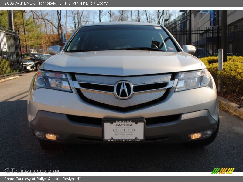Billet Silver Metallic / Ebony 2009 Acura MDX Technology