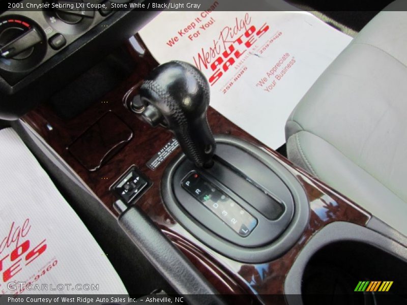Stone White / Black/Light Gray 2001 Chrysler Sebring LXi Coupe