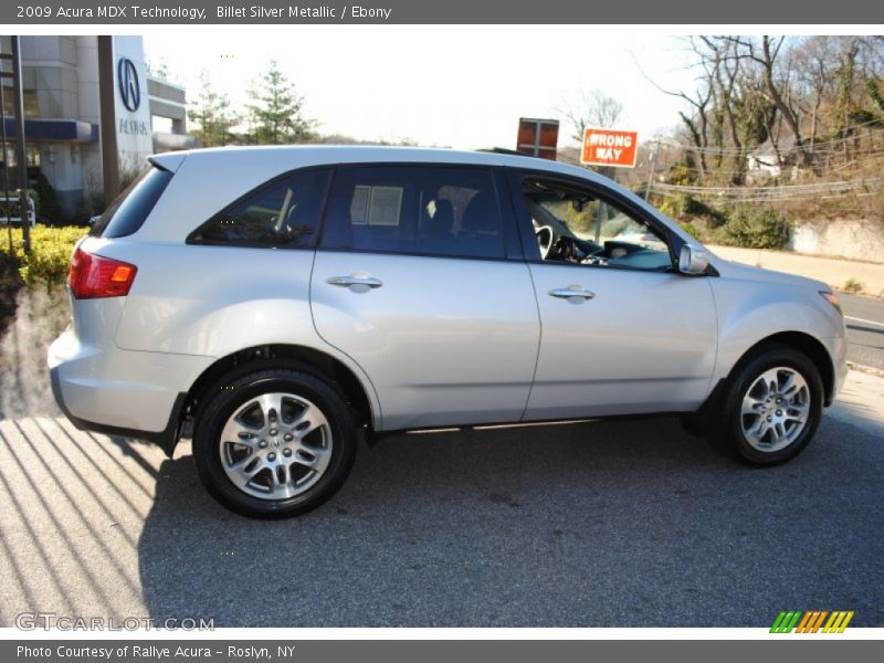 Billet Silver Metallic / Ebony 2009 Acura MDX Technology