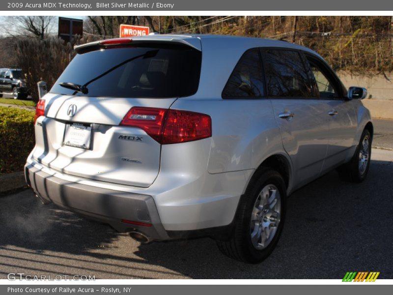 Billet Silver Metallic / Ebony 2009 Acura MDX Technology