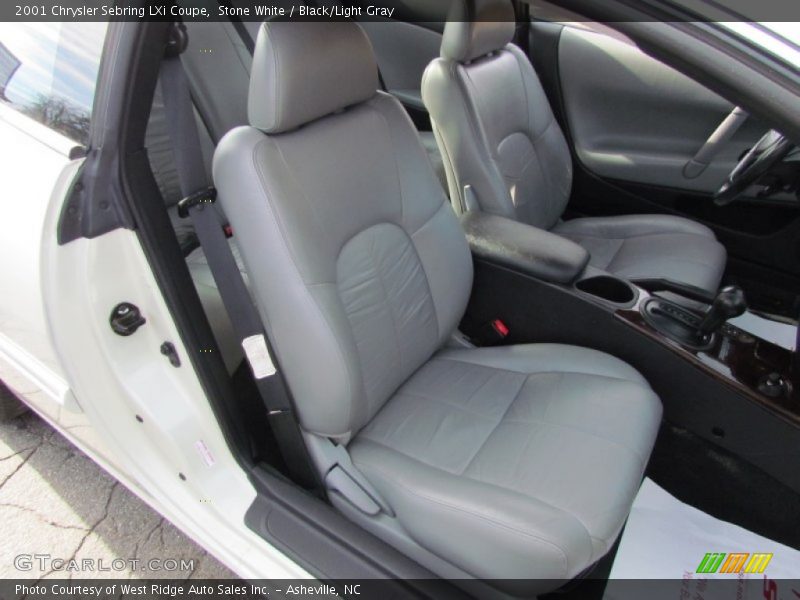 Stone White / Black/Light Gray 2001 Chrysler Sebring LXi Coupe