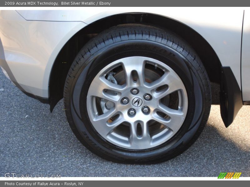 Billet Silver Metallic / Ebony 2009 Acura MDX Technology
