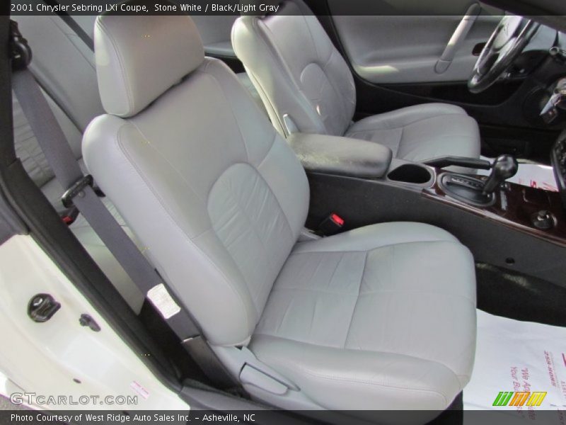 Stone White / Black/Light Gray 2001 Chrysler Sebring LXi Coupe