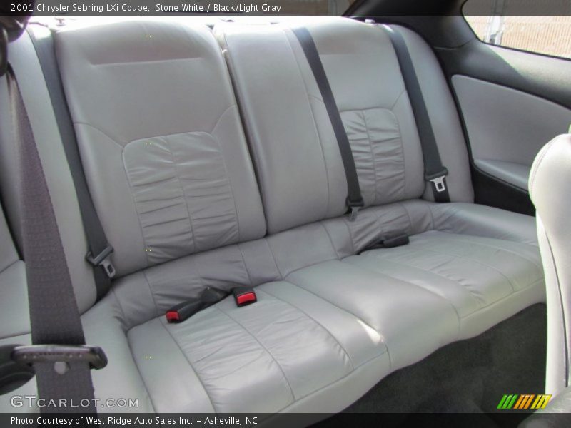Stone White / Black/Light Gray 2001 Chrysler Sebring LXi Coupe