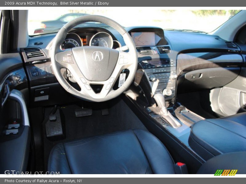 Billet Silver Metallic / Ebony 2009 Acura MDX Technology