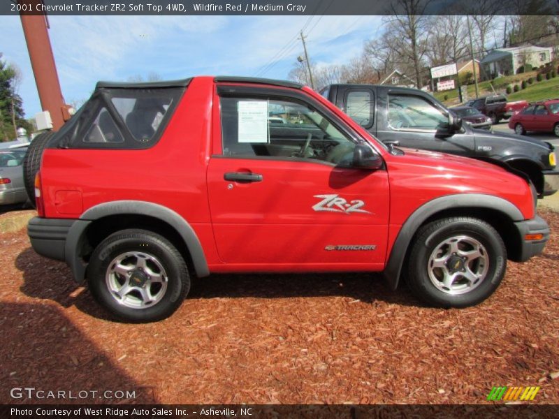  2001 Tracker ZR2 Soft Top 4WD Wildfire Red
