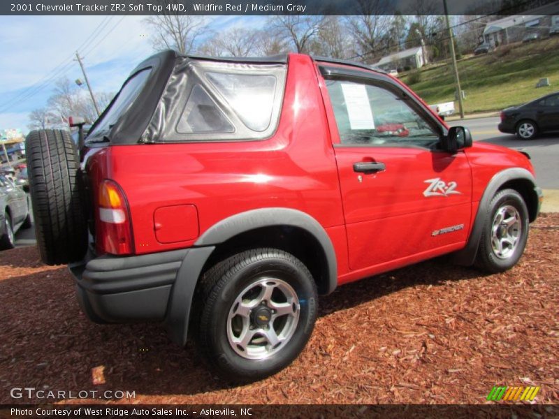  2001 Tracker ZR2 Soft Top 4WD Wildfire Red