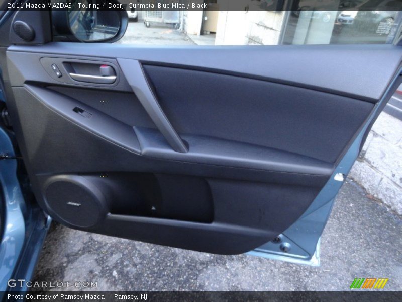 Gunmetal Blue Mica / Black 2011 Mazda MAZDA3 i Touring 4 Door