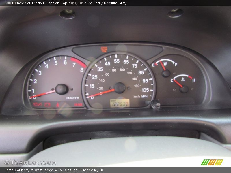  2001 Tracker ZR2 Soft Top 4WD ZR2 Soft Top 4WD Gauges