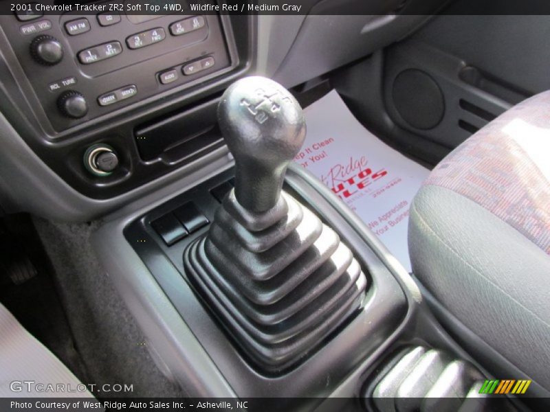  2001 Tracker ZR2 Soft Top 4WD 5 Speed Manual Shifter