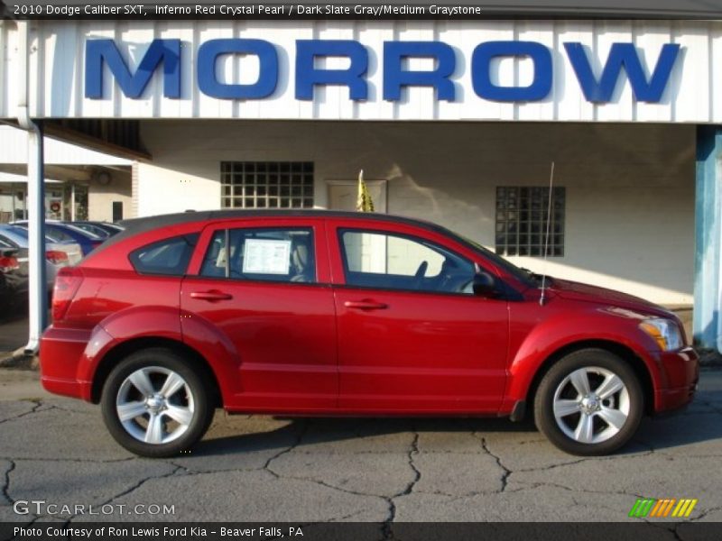 Inferno Red Crystal Pearl / Dark Slate Gray/Medium Graystone 2010 Dodge Caliber SXT
